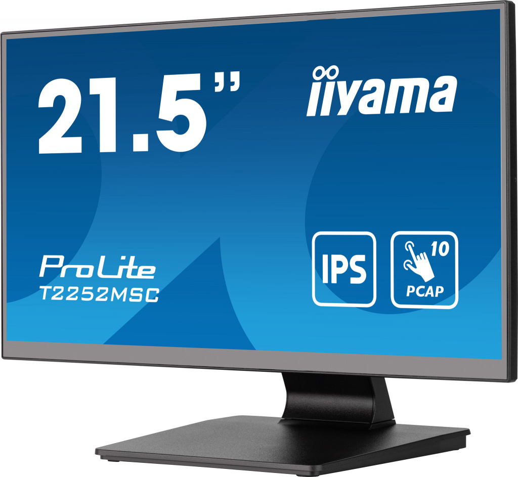 iiyama ProLite T2252MSC-B2 computer monitor 54,6 cm (21.5") 1920 x 1080 Pixels Full HD LCD Touchscreen Zwart - Afbeelding 5