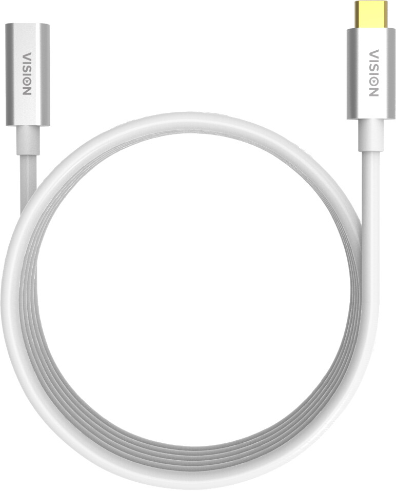 Vision TC 2MUSBCEXT USB-kabel USB 3.2 Gen 2 (3.1 Gen 2) 2 m USB C Wit - Afbeelding 4