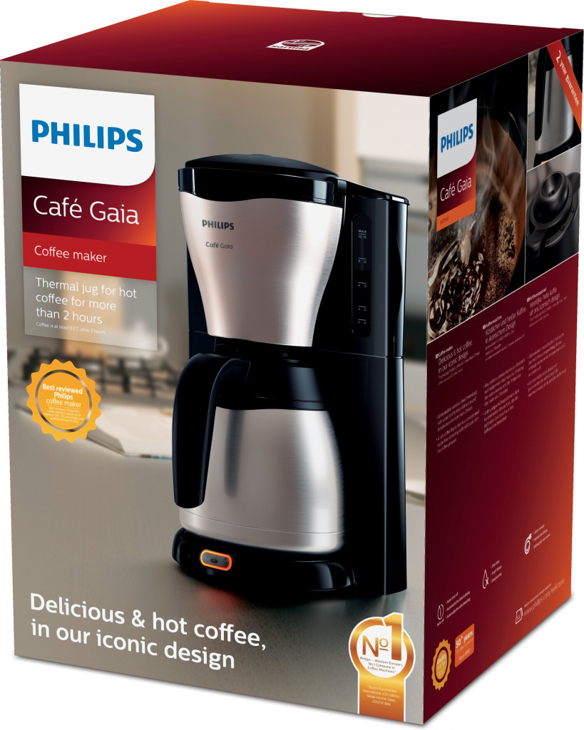 Philips Café Gaia HD7548 Koffiezetapparaat - Afbeelding 2