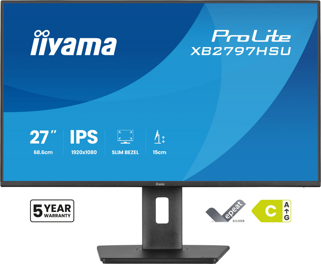 iiyama ProLite XB2797HSU-B1 computer monitor 68,6 cm (27") 1920 x 1080 Pixels Full HD LED Zwart - Afbeelding 3