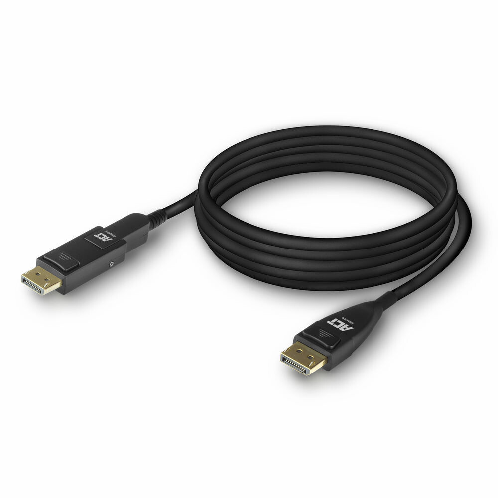ACT DisplayPort 1.4 Active Optical Cable 8K 15 meter met afneembare connector