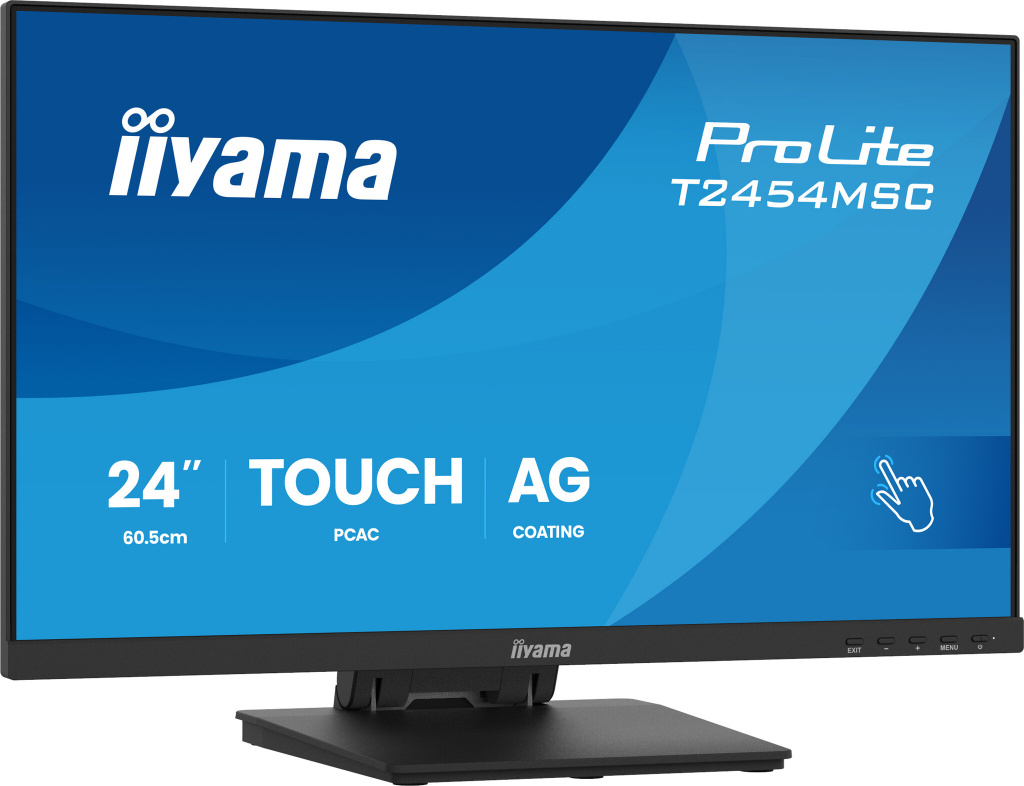 iiyama ProLite T2454MSC-B3AG computer monitor 60,5 cm (23.8") 1920 x 1080 Pixels Full HD LED Touchscreen Multi-gebruiker Zwart - Afbeelding 3