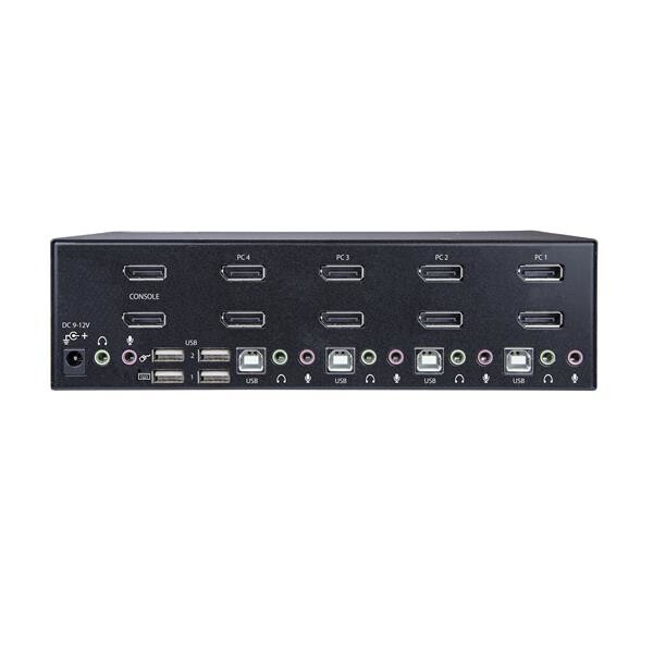 StarTech.com 4 poorts Dual DisplayPort KVM switch 4K 60Hz - Afbeelding 4