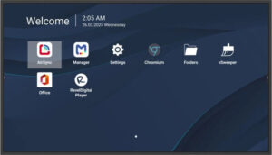 Viewsonic CDE4314-2C beeldkrant Digitale signage flatscreen 109,2 cm (43") LCD Wifi 500 cd/m² 4K Ultra HD Zwart Type processor A