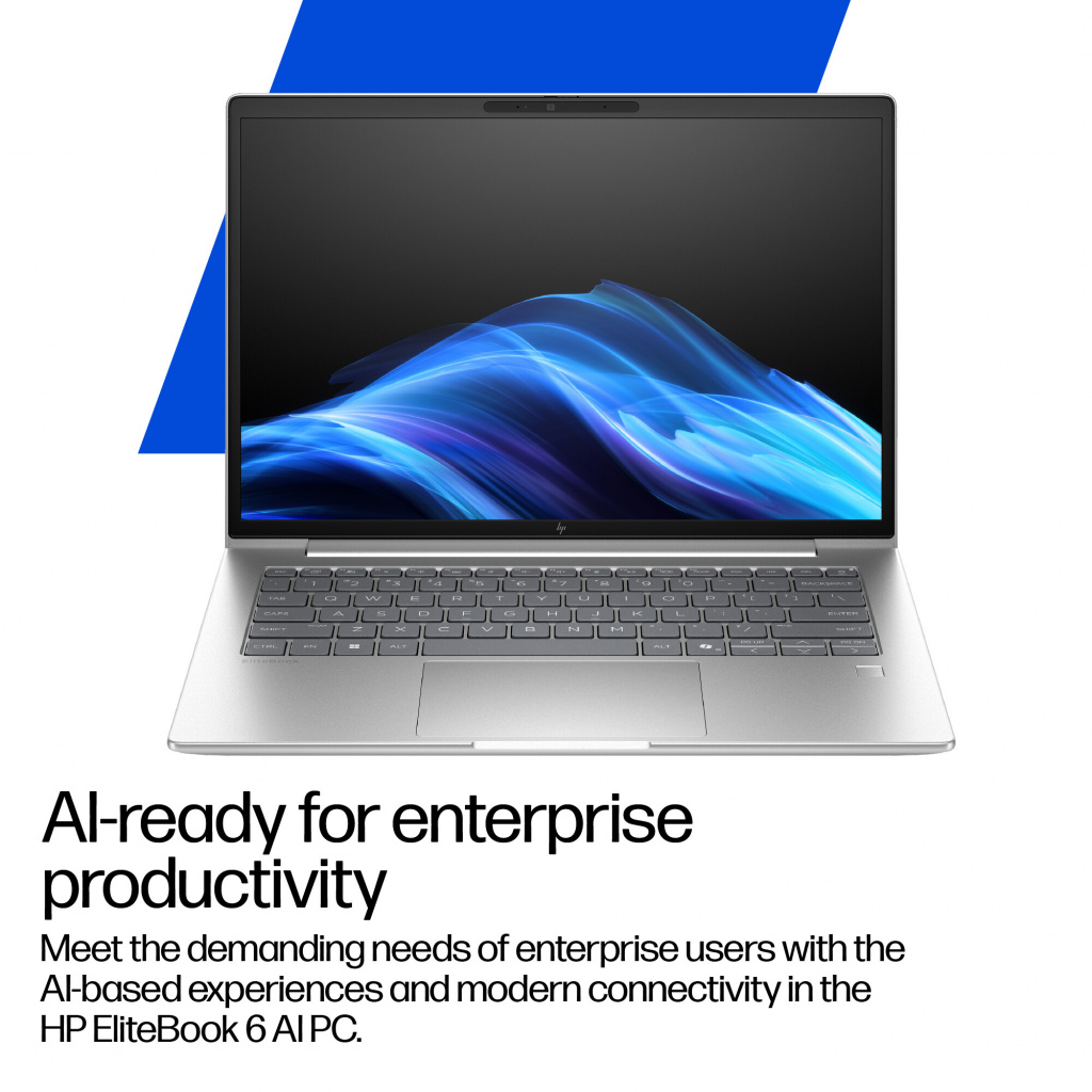 HP EliteBook 6 G1i 14 AI Intel Core Ultra 5 225U Laptop 35,6 cm (14") WUXGA 16 GB DDR5-SDRAM 512 GB SSD Wi-Fi 6E (802.11ax) Wind - Afbeelding 4