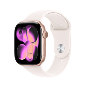 Apple Watch Series 11 OLED 46 mm Digitaal 416 x 496 Pixels Touchscreen 5G Roségoud Wifi GPS