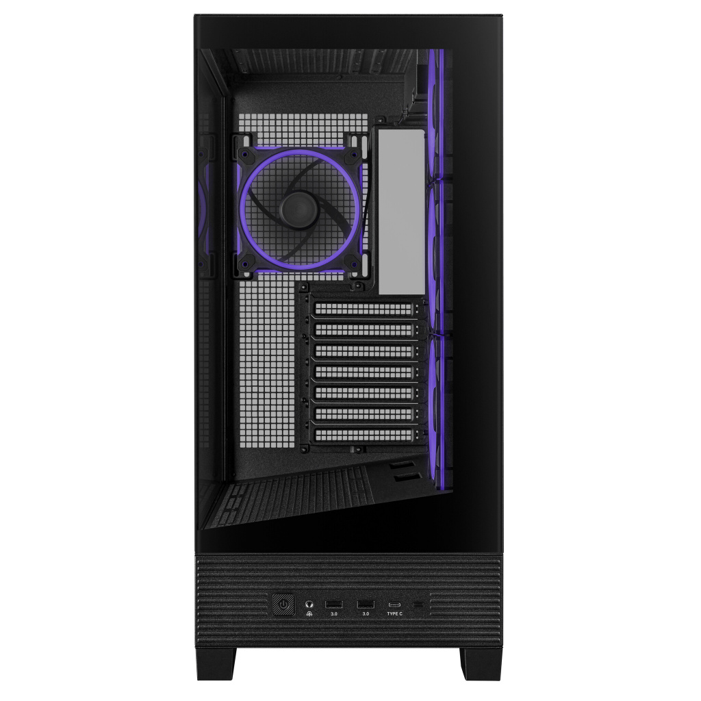 ASUS A31 Plus TG ARGB BLACK Midi Tower Zwart - Afbeelding 4