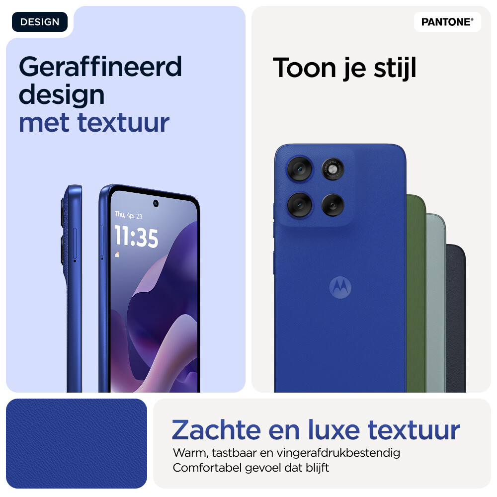 Motorola moto g56 5G 17,1 cm (6.72") Hybride Dual SIM Android 15 USB Type-C 8 GB 256 GB 5200 mAh Blauw - Afbeelding 15