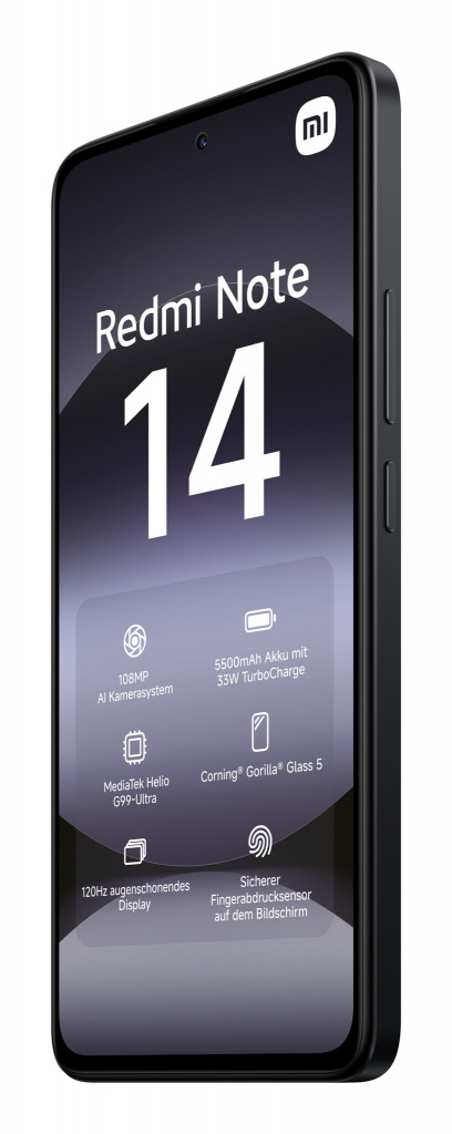 Xiaomi Redmi Note 14 16,9 cm (6.67") Hybride Dual SIM 4G USB Type-C 6 GB 128 GB 5500 mAh Zwart - Afbeelding 4