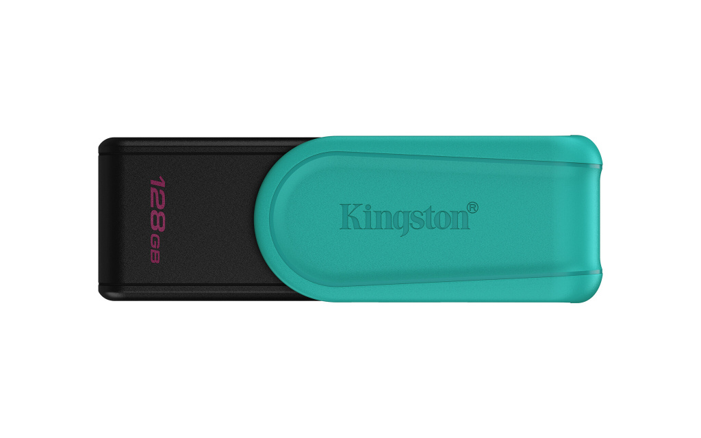 Kingston Technology DataTraveler 128GB Portable USB 3.2 Gen 1 Exodia S (Black/Turquoise)