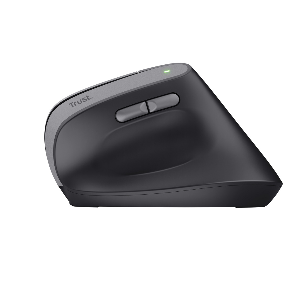Trust TM-270 Draadloze Verticale Muis - Ergonomische muis – 6 knoppen – 2400 DPI – Business Model - Zwart - Afbeelding 4