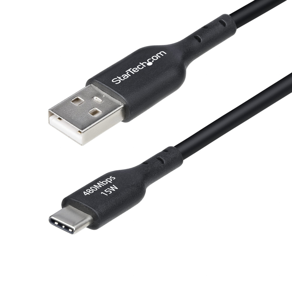 StarTech.com 30cm USB-A naar USB-C Laadkabel, USB-A naar USB Type-C Oplaadkabel, Opladen & Synchroniseren, Fast Charge 3A, USB 2