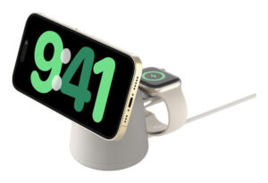 Belkin BoostCharge Pro Hoofdtelefoons, Smartphone, Smartwatch Beige AC Draadloos opladen Snel opladen Binnen