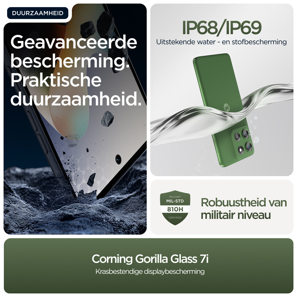 Motorola moto g56 5G 17,1 cm (6.72") Hybride Dual SIM Android 15 USB Type-C 8 GB 256 GB 5200 mAh Groen - Afbeelding 12