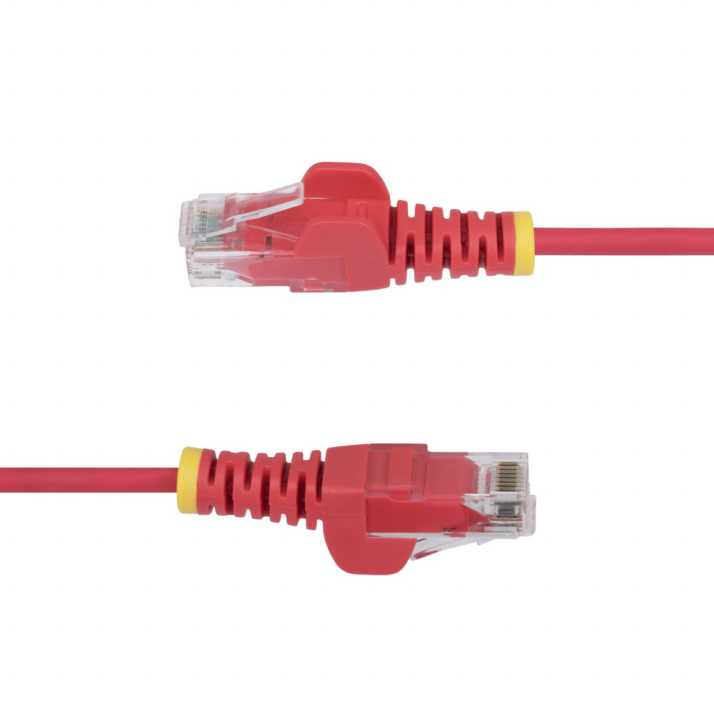 StarTech.com 1,5m Dunne CAT6 Ethernet Kabel, Rood, Snagless, 100W PoE, UTP, LSZH, 28AWG Pure Koperdraad, Slim RJ45 Netwerk Patch - Afbeelding 3