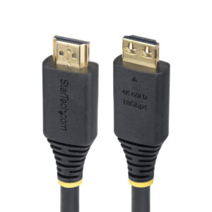 StarTech.com 2,4m High Speed HDMI Kabel met Grip Connectors, 4K 60Hz/1440p 144Hz, HDR10/HDCP 2.2/ARC, 18Gbps, UHD HDMI 2.0 Kabel