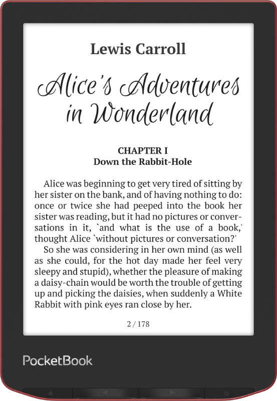 PocketBook Verse Pro e-book reader Touchscreen 16 GB Wifi Zwart, Rood - Afbeelding 6