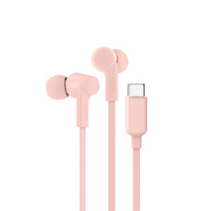 Belkin SoundForm Headset Bedraad In-ear Muziek/Voor elke dag USB Type-C Roze