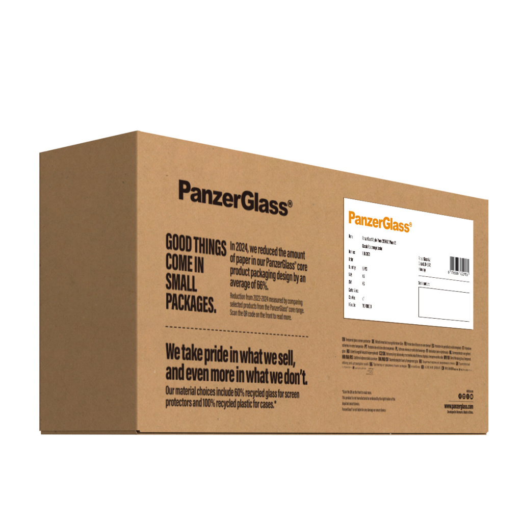 PanzerGlass ® Screen Protector iPhone 16 | 15 | Classic Fit | Bulk Doorzichtige schermbeschermer Apple 50 stuk(s) - Afbeelding 3