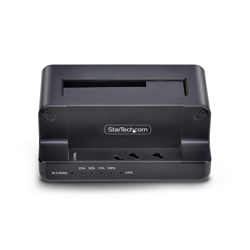 StarTech.com M.2 NVMe naar 2.5"/3.5" SATA Drive Duplicator, Dual Bay Standalone SSD Cloner/Copier en Drive Dock, Bidirectionele - Afbeelding 3