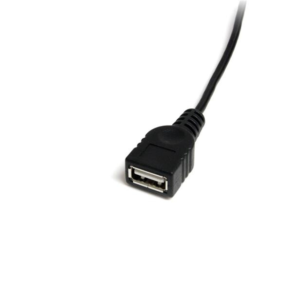 StarTech.com 30 cm mini USB 2.0-kabel USB A naar mini B F/M - Afbeelding 3