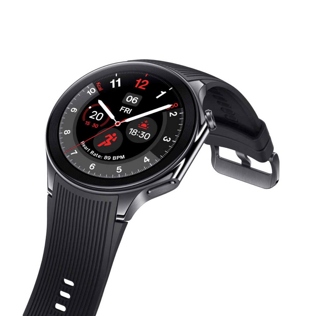 OnePlus Watch 2 3,63 cm (1.43") AMOLED 47 mm Digitaal 466 x 466 Pixels Touchscreen Zwart Wifi GPS - Afbeelding 4