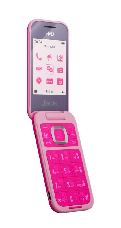 HMD Barbie Phone 7,11 cm (2.8") 125 g Roze Basistelefoon - Afbeelding 17