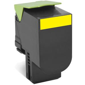 Lexmark 80C2XYE tonercartridge 1 stuk(s) Origineel Geel
