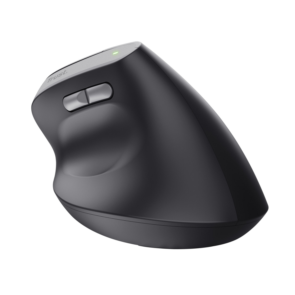 Trust TM-270 Draadloze Verticale Muis - Ergonomische muis – 6 knoppen – 2400 DPI – Business Model - Zwart - Afbeelding 6