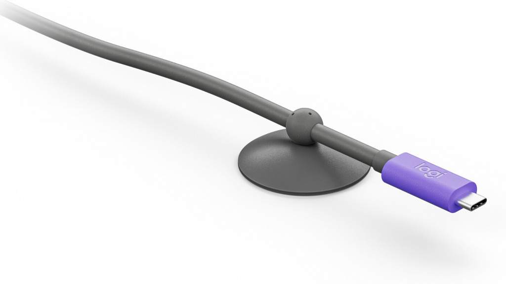 Logitech 952-000195 USB-kabel USB 3.2 Gen 2 (3.1 Gen 2) 5 m USB C Grafiet, Violet - Afbeelding 2