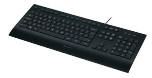 Logitech K280E Pro f/ Business toetsenbord Kantoor USB QWERTZ Duits Zwart