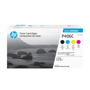 Samsung CLT-P406C 4-pack originele cyaan/magenta/gele/zwarte tonercartridge