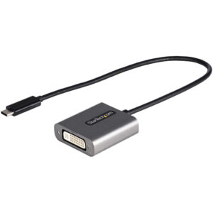StarTech.com USB C naar DVI Adapter - 1920x1200p USB-C naar DVI-D Adapter Dongle - USB Type C naar DVI Monitor/Scherm - Video Co