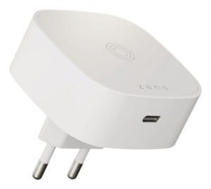 ZENS ZESC18W/00 oplader voor mobiele apparatuur Hoofdtelefoons, Smartphone, Universeel Wit AC Draadloos opladen Snel opladen Bin