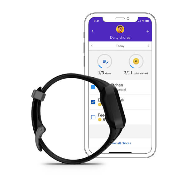 Garmin Vivofit Jr. 3 MIP Polsband activiteitentracker 1,4 cm (0.55") Zwart - Afbeelding 3