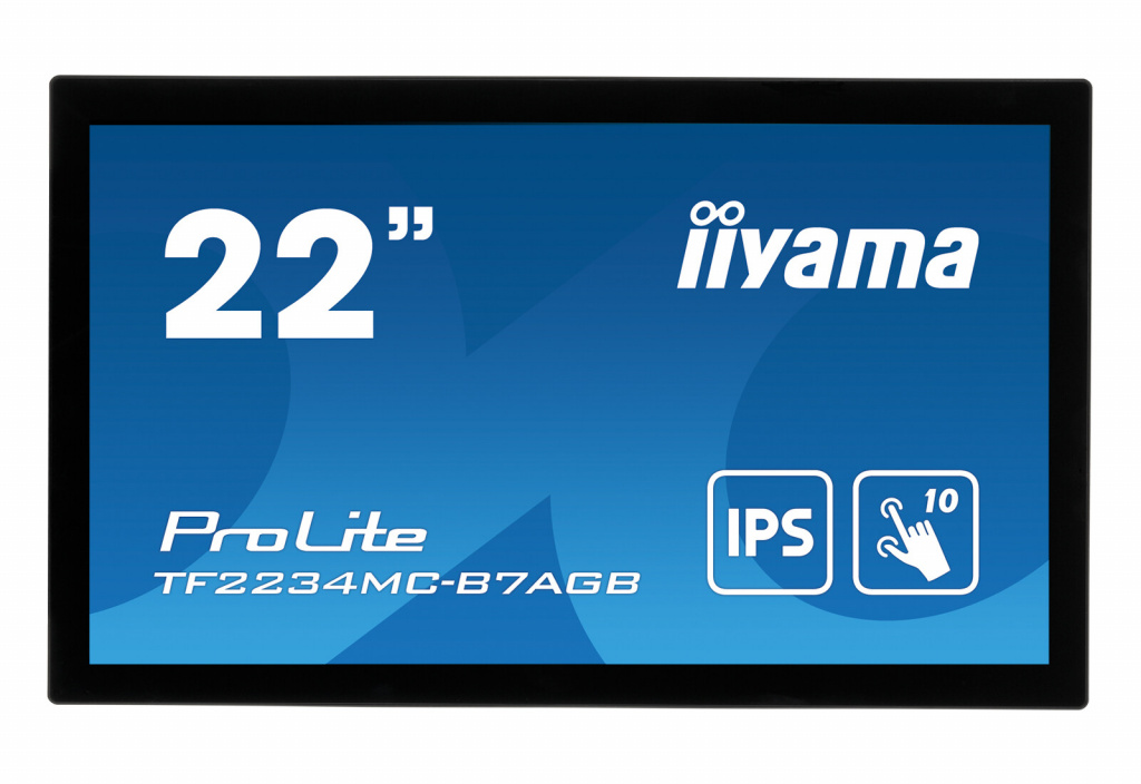 iiyama ProLite TF2234MC-B7AGB computer monitor 54,6 cm (21.5") 1920 x 1080 Pixels Full HD LED Touchscreen Multi-gebruiker Zwart - Afbeelding 2