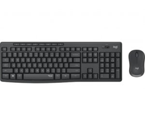 Logitech MK295 Silent Wireless Combo toetsenbord Inclusief muis Kantoor RF Draadloos Portugees Grafiet