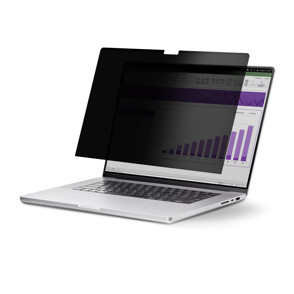 StarTech.com 14-inch MacBook Pro M1 M2 M3 M4 Magnetische Laptop Privacy Filter, Blauw Licht Filter, Omkeerbaar, Anti-Reflectie M