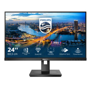 Philips B Line 245B1/00 computer monitor 60,5 cm (23.8") 2560 x 1440 Pixels Quad HD LED Zwart