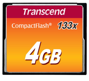 Transcend TS4GCF133 flashgeheugen 4 GB CompactFlash MLC