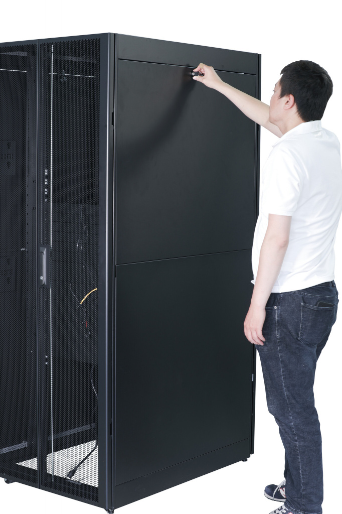 APC NetShelter Easy ER6282 - 42U/HE, 600mm(b) x 800mm(d) 19" IT rack, met zijpanelen - Afbeelding 3