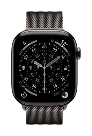 Apple MGJ64ZM/A slimme draagbare accessoire Band Leisteenkleur Roestvrijstaal