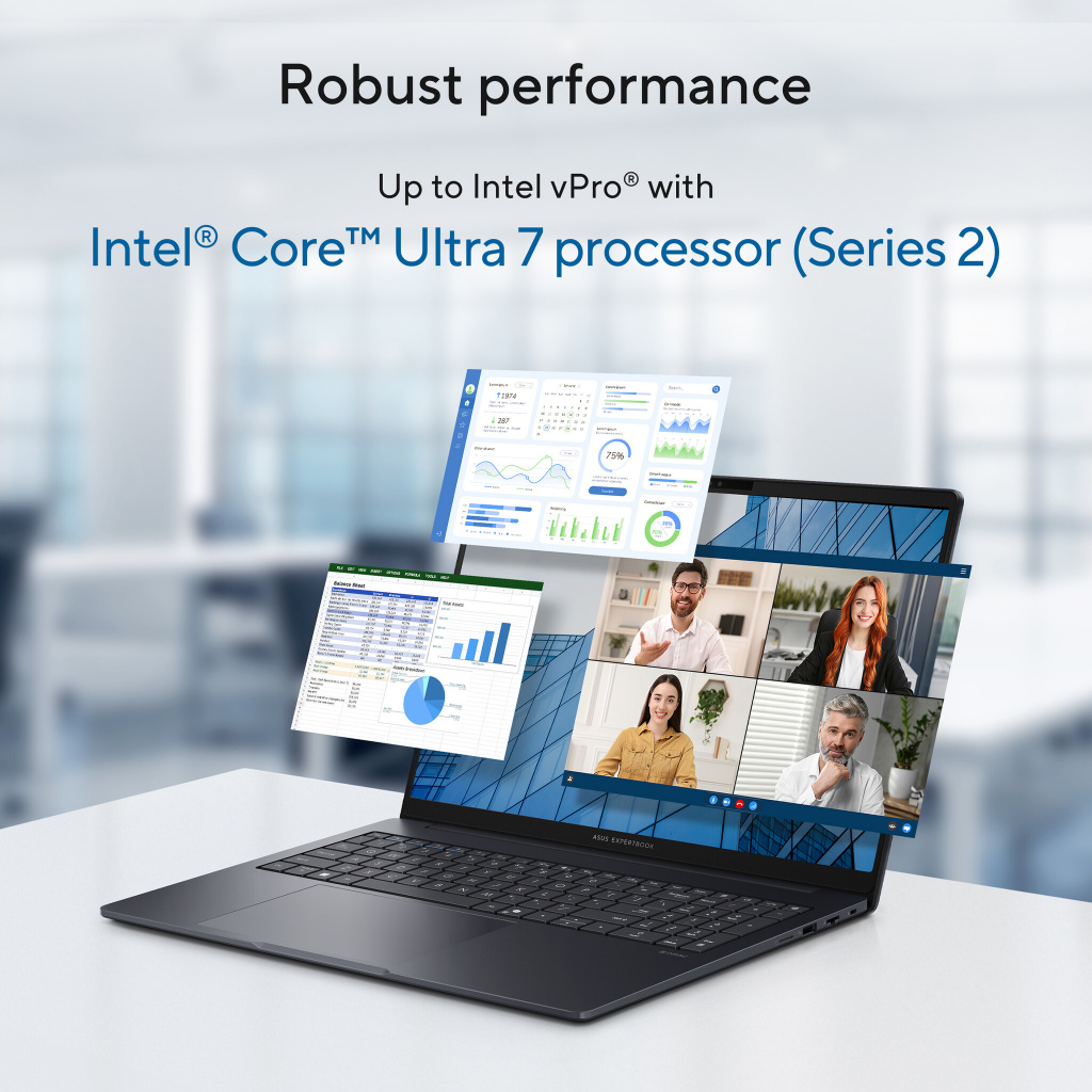 ASUS ExpertBook B3 B3605CCA-MB0370X Intel Core Ultra 5 225H Laptop 40,6 cm (16") WUXGA 16 GB DDR5-SDRAM 512 GB SSD Wi-Fi 6E (802 - Afbeelding 11