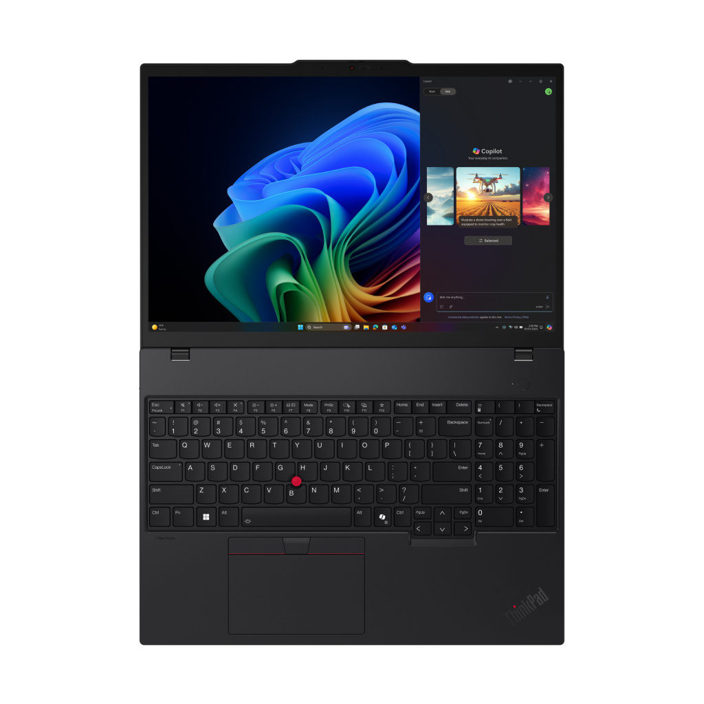 Lenovo ThinkPad T16 Gen 4 (AMD) Copilot+ PC AMD Ryzen AI 7 PRO 350 Laptop 40,6 cm (16") WUXGA 32 GB DDR5-SDRAM 1 TB SSD Wi-Fi 7 - Afbeelding 16