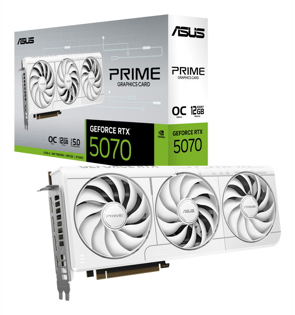 ASUS Prime -RTX5070-O12G-WHITE NVIDIA GeForce RTX 5070 12 GB GDDR7 - Afbeelding 10