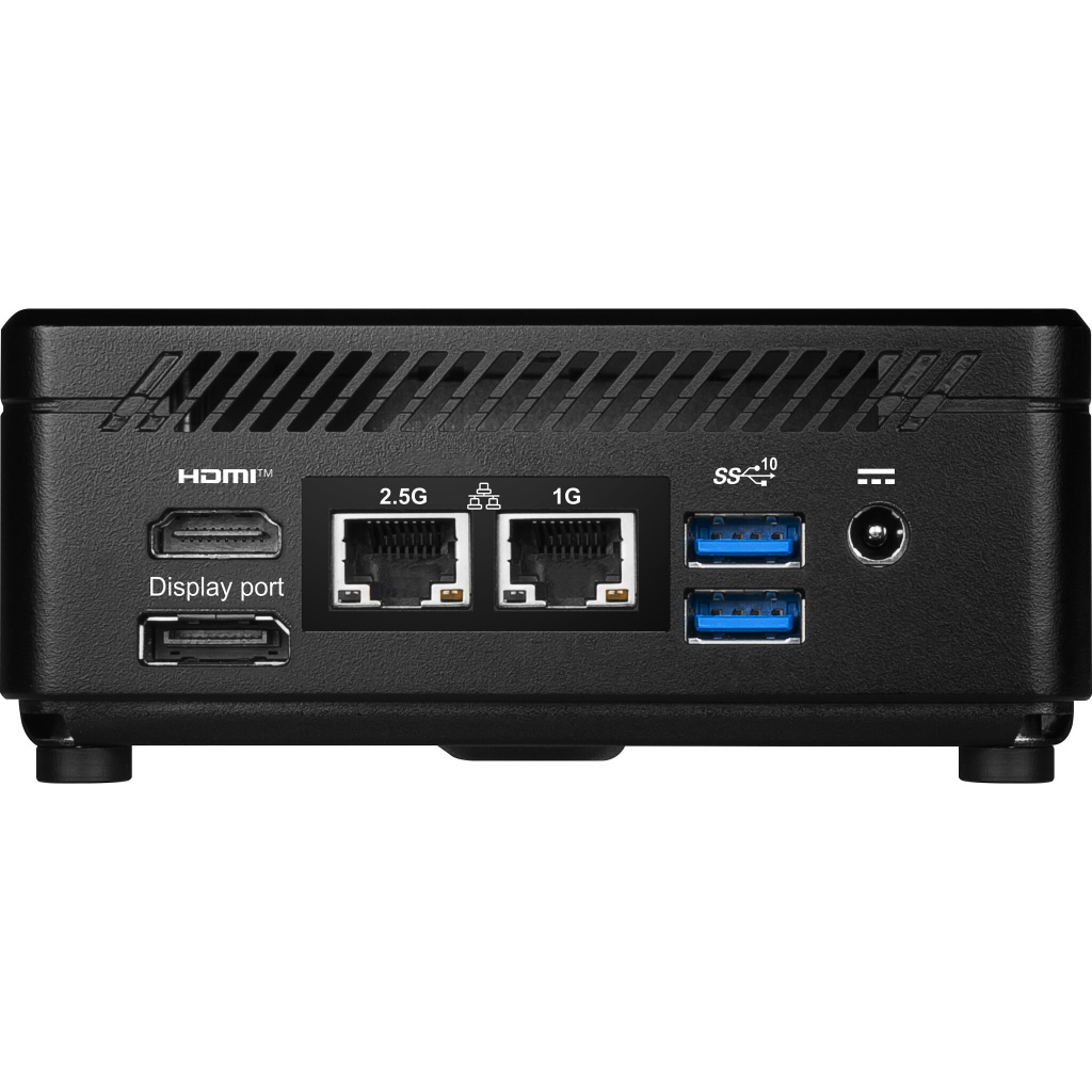 MSI Cubi 5 12M-457EU Intel® Core™ i7 i7-1255U 16 GB DDR4-SDRAM 512 GB SSD Windows 11 Pro Mini PC Zwart - Afbeelding 3