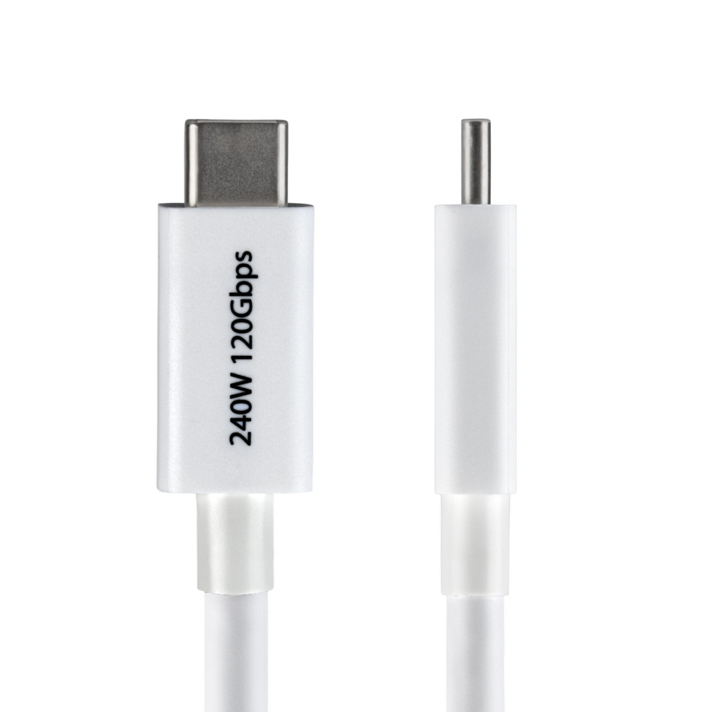 StarTech.com 50cm Thunderbolt 5 Kabel, 80Gbps/Tot 120Gbps, 240W PD, 8K 60Hz, Gecertificeerde Thunderbolt Kabel, Compatibel met T - Afbeelding 2