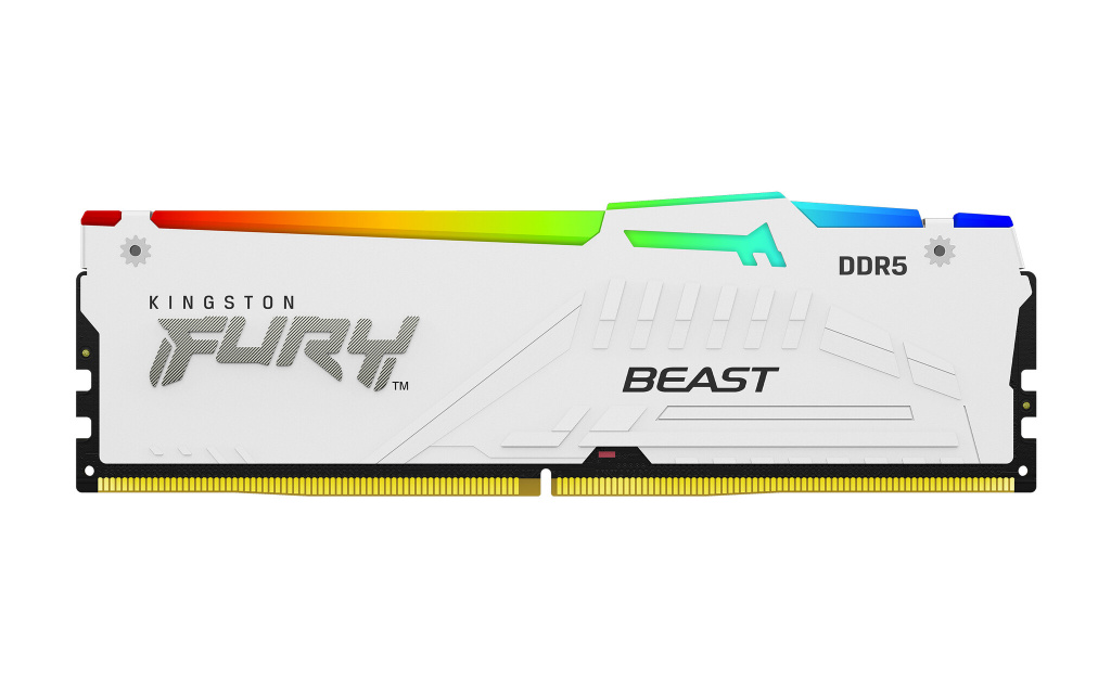 Kingston Technology FURY Beast 32GB 6000MT/s DDR5 CL30 DIMM (Kit van 2) White RGB EXPO - Afbeelding 3