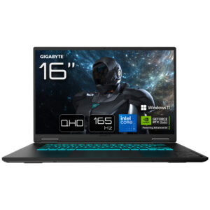 GIGABYTE GAMING A16 PRO DXHG4EECC4SH laptop Intel Core 7 240H 40,6 cm (16") Quad HD+ 32 GB LPDDR5x-SDRAM 1 TB SSD NVIDIA GeForce
