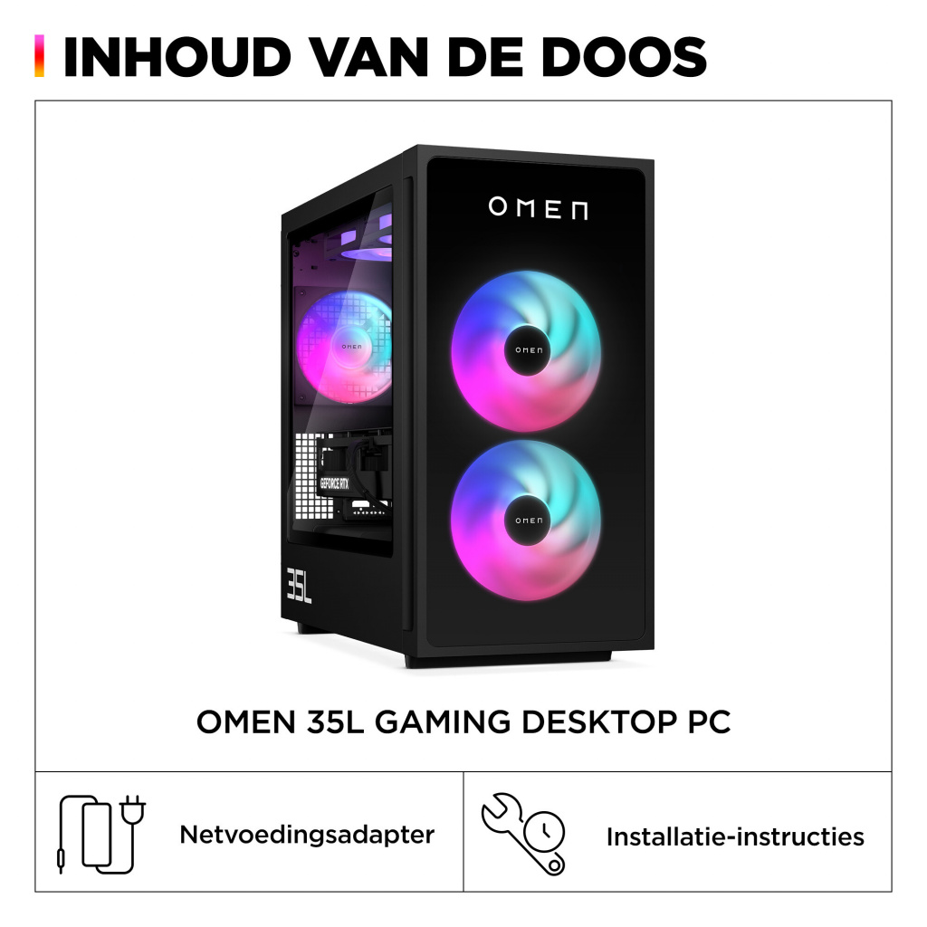HP OMEN 35L GT16-0240nd PC Intel Core Ultra 9 285K 32 GB DDR5-SDRAM 2 TB SSD NVIDIA GeForce RTX 5070 Windows 11 Home Tower AI PC - Afbeelding 17